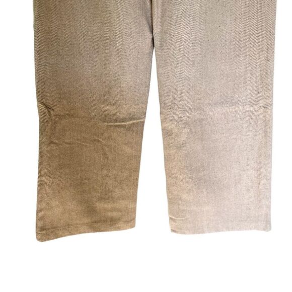 Mod Ref Piper and Scoot Beige Mid Rise Twill Straight Leg Pants Size Small - Picture 4 of 7